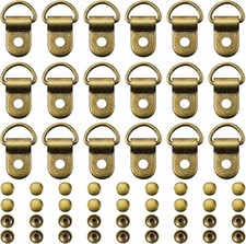 Jutom 300 Pieces Bronze Shoe Boot Laces Hooks Eyelet Repair Kit Metal Boot Laces