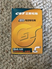 CST Bicycle Inner Tube For 16  Wheels Width Range Of 2.125  New Open Box