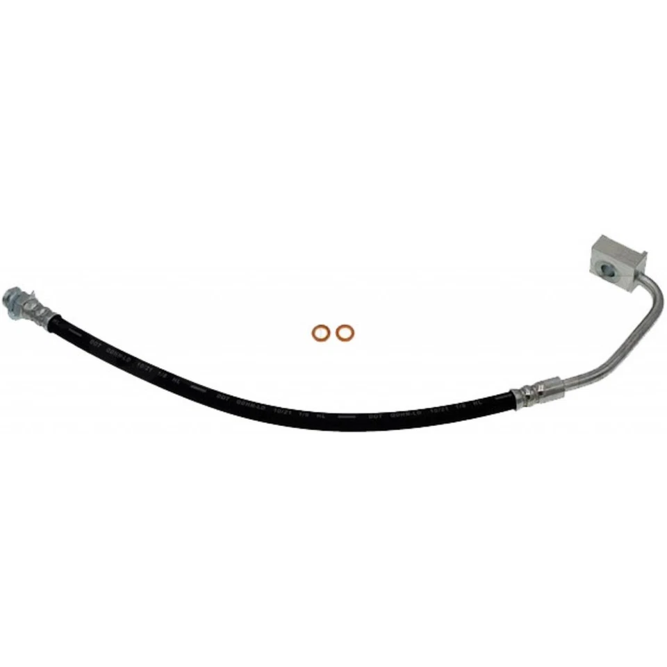 Manguera de freno negra extremo banjo 1 para Ford E-250/E-350 Econoline Club Wagon 1990 1991 Foto 2 de 4