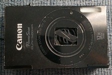 Canon PowerShot ELPH 520 HS Digital 3" LCD Black Camera For Parts