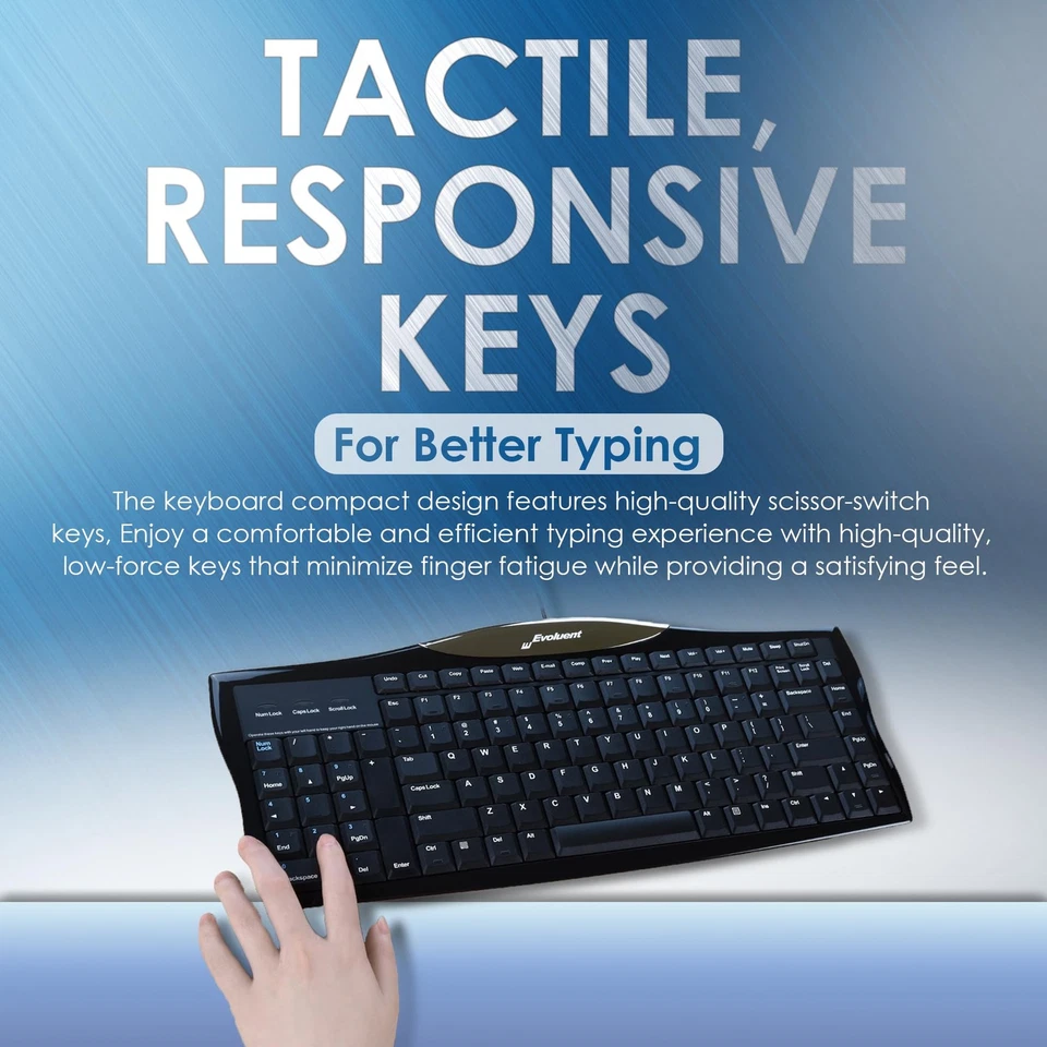 Teclado derecho de alcance reducido R3K con conexión USB por cable Foto 3 de 4