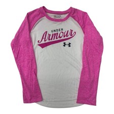 Under Armour Girls Long Sleeve T Shirt Size 5