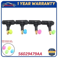 TPMS Tire Pressure Sensor 4PCS 56029479AA For Jeep Wrangler Grand Cherokee Dodge