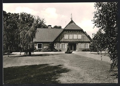 Postcard Edewecht, view of a large house 
