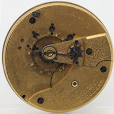 WALTHAM PS BARTLETT 18s 17j 5408692 POCKET WATCH MOVEMENT FOR REPAIR CC