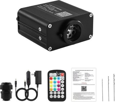 16W Compact Size Fiber Optic Twinkle(Compact Size), Black(light box) 
