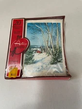 vintage artis publishers christmas cards 20 pack sealed box.