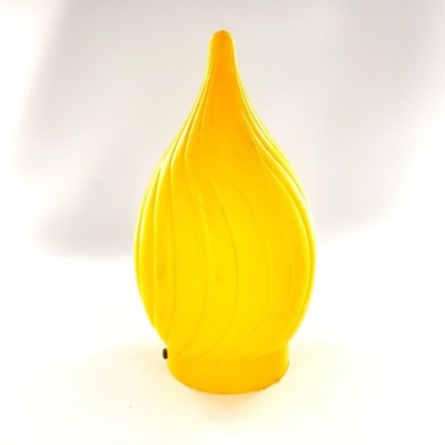 Vintage Replacement 10'' Flame Top For Blow Mold Candle Noel