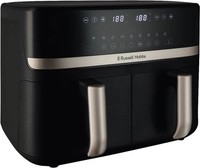 Russell Hobbs Satisfry Dual Basket HeißLuftfritteuse 9 Liter Schwarz