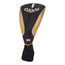 Ram Axial Driver Golf Club Black Yellow Gray Knit Sock Headcover