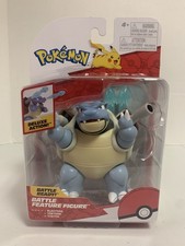 Pokemon Battle Feature Figure Blastoise 4" Deluxe Action 2024 PKW3035 Sealed