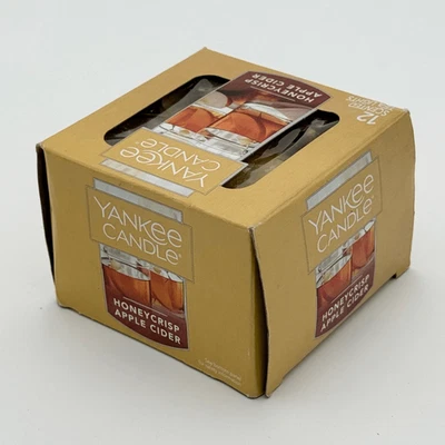 Yankee Candle Honeycrisp Apple Cider Tealight Set of 12 New - Image 1 of 4