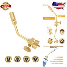 Upgraded Brass Pencil Torch Head for MAPP Propane Welding Brazing High Temp
