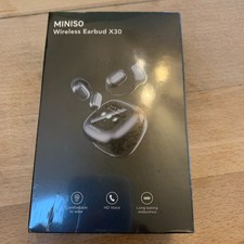 MINISO X30 V5.4 Wireless Bluetooth Earbuds Black NEW
