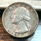 1932 Washington Quarter Nice Original Choice AU CHRC