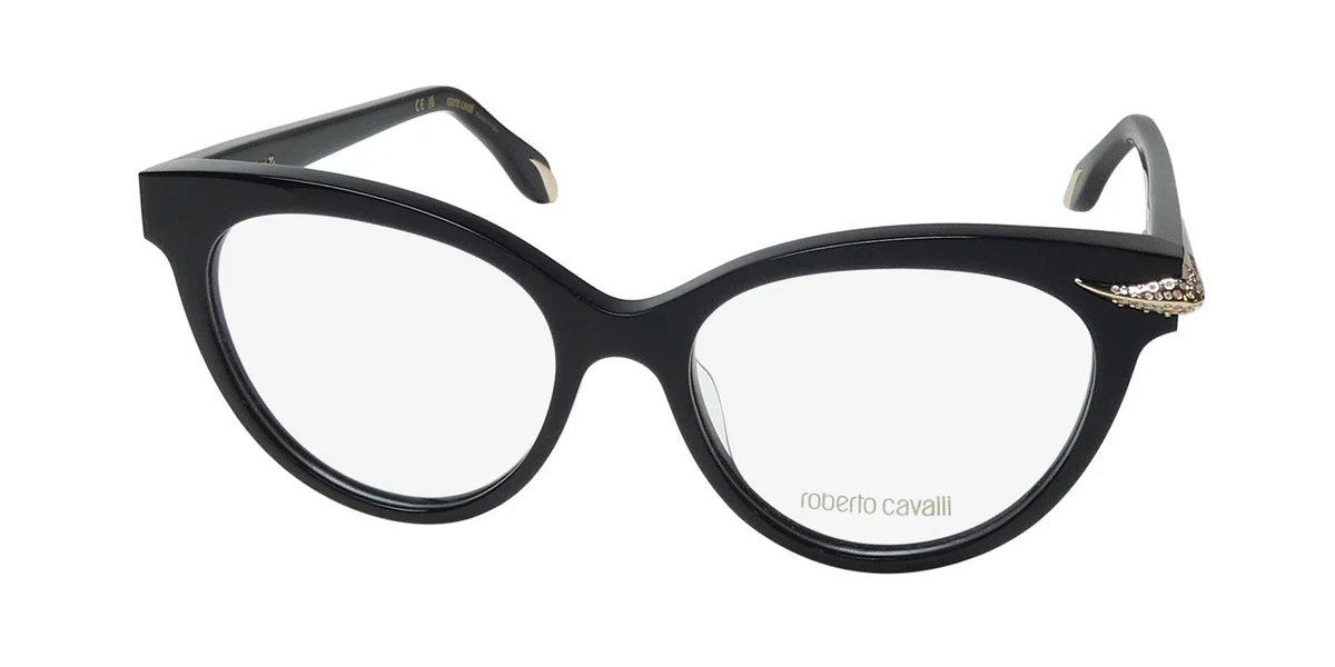 Roberto Cavalli Black Plastic Eyeglass Frames for sale | eBay display picture 1