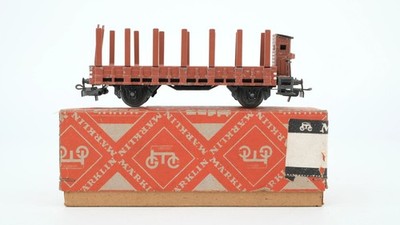 Märklin H0 321 Rungenwagen mit Bremserhaus R 20 der DRG