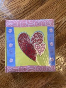 200-Pocket 3-D Hearts Photo Album, 4 by 6-Inch, style DA-200 BRAND NEW!