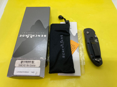 Limited Benchmade Doug Ritter Mini-RSK Mk 1 Griptilian Folding Knife AXIS M2HS
