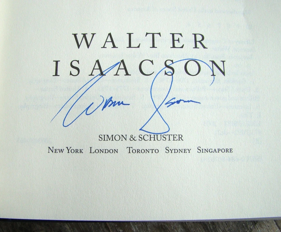 Benjamin Franklin ~2003 HC~ Walter Isaacson SIGNED Revolutionary War America UK - Image 3 of 4