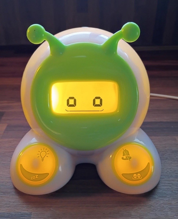 Mirari OK To Wake! Children’s Alarm Clock Nightlight Light & Sound - Funny Faces