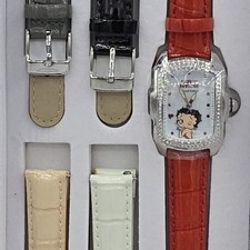 *Limited Edition* INVICTA 5 Multi-Color Bands Betty Boop Watch Set Original Case