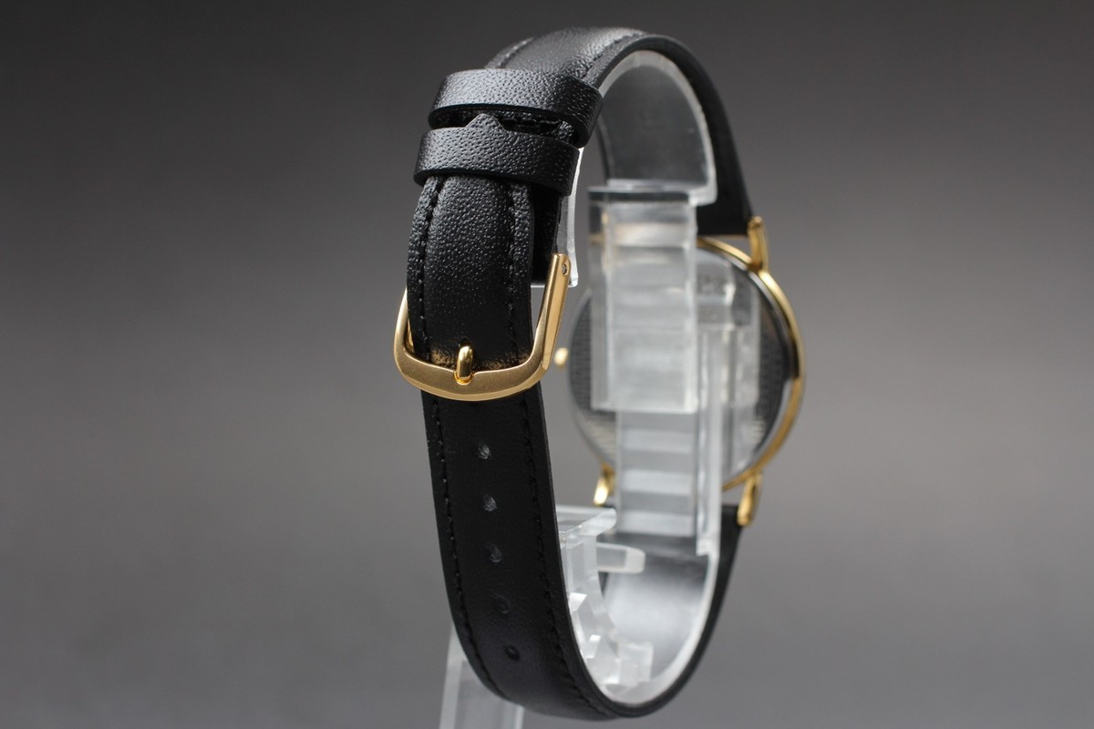 Vintage 1989 N MINT Seiko Lassale 8N20-7000 Gold Round Quartz Mens 