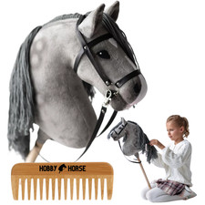 HOBBY HORSE STICK PFERDEKOPF MIT M&Auml;HNE + KAMM M-HOBBYHORSE4
