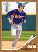 2011 Topps Heritage Minors Baseball Card #15 Grant Green