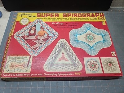 Vintage 1969 Kenner's #2400 SUPER SPIROGRAPH PLUS w/Box Complete