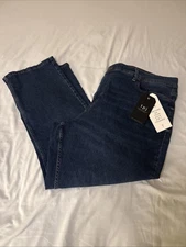 The Perfect Jean Mens 44x28 OG Stretch Athletic Admiral Med Blue Jeans JUXT3NAMR