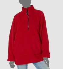 Janska Open Back Fleece Jacket Wheelchair Adaptive Womens Xl Red Nwt Free Ship!