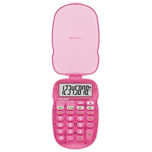 sharp pink calculator