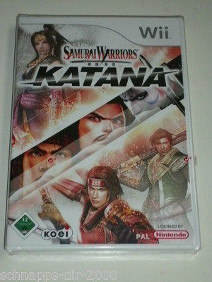 WII SAMURAI WARRIORS KATANA ORIGINAL DEUTSCHE VERSION NEU & OVP SAMURAI KÄMPFE #