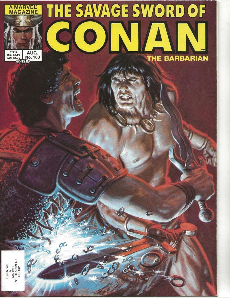 Savage Sword Of Conan #103 1984 The White Tiger Of Vendhya 
