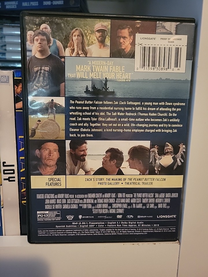 The Peanut Butter Falcon (DVD) 2019 Shia LaBouf eBay