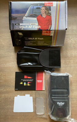 Vivitar DF-283 CAN Shoe Mount Flash for  Canon DSLR AF