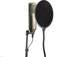 Studio Mic Wind Screen Guard Pop Filter for Vocal Condenser Cardioid Microphones