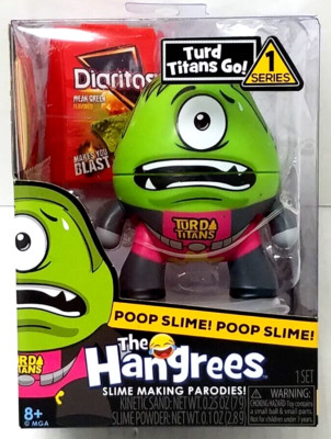 SEALED HANGREES SERIES 1 POOP/SLIME TURD TITANS GO Wrestling Singlet outfit NEW