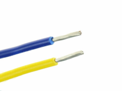 16/0,2mm Typ 2 Gerätekabel 1000V | 0,5mm² - Anschlussleitung - GELB & BLAU