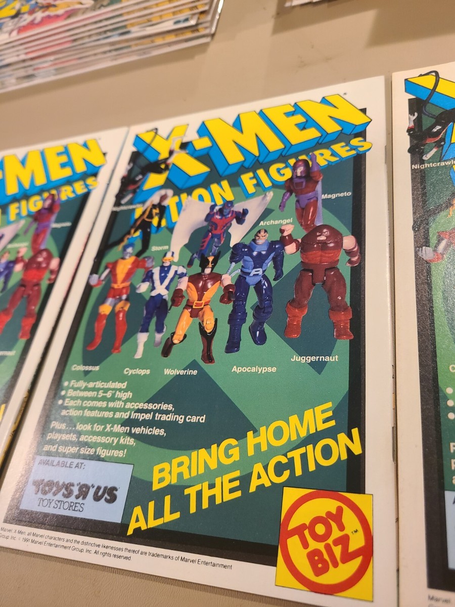 X-Men #1 Connecting Covers 4 Comic Books Marvel 1991 A C D E Jim