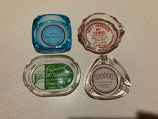 Dry cleaner advertising ash trays cards matchbook vintage