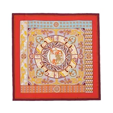 100% Mulberry silk scarf - Genesis -35''x35'' 18 Momme, Twill scarf