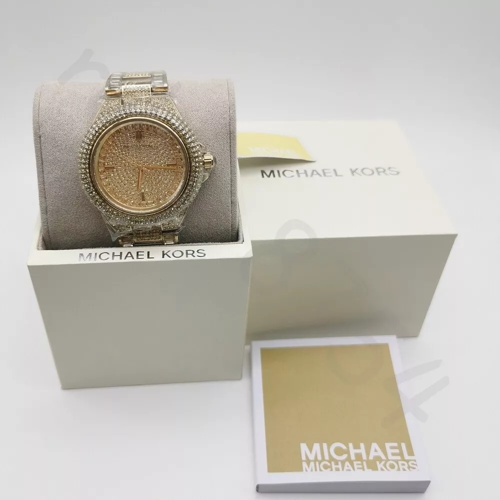 Michael Kors MK5720 Camille Gold Crystal Encrusted Fashion Analog Women s Watch