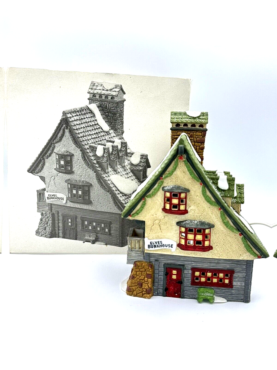 Department 56 Elf Bunkhouse 5601-4 North Pole Series Heritage