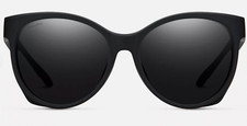NEW Smith Fairground Sunglasses-Matte Black-Chromapop Polarized Black Lens