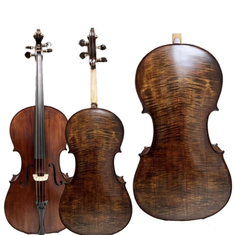 Advanced SONG Dark Color Cello 4 4 Old spruce Full Size 100 Hand Made 15796