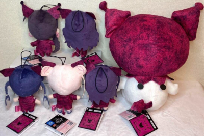 G) I-DLE x Kuromi Plush doll Mascot Set of 6 Furyu Sanrio | eBay