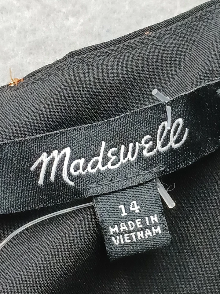 Madewell Mujer Envolvente Mini 14 Verde Oscuro Lunares Manga Corta Foto 2 de 4