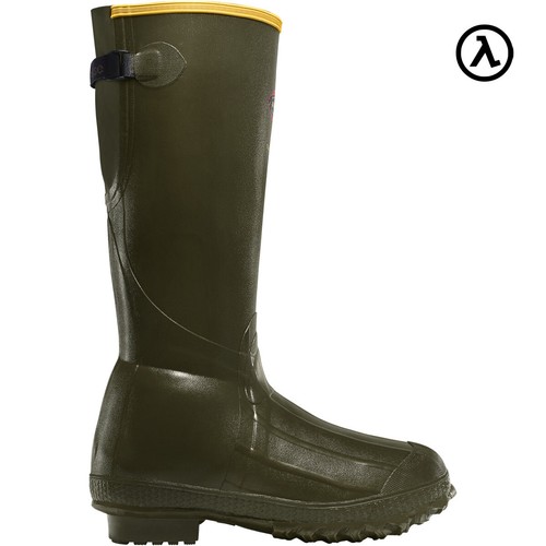 Bottes De Chasse Imperméables LaCrosse Lil' Burly – Vert/ Marron – Taille 6 – Enfant – Occasion
